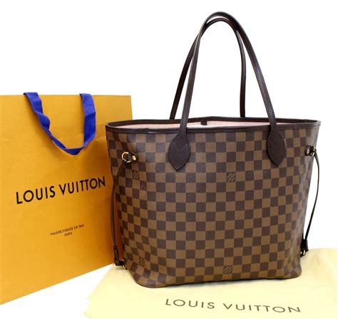 lv neverfull rose ballerine|neverfull damier ebene handbags.